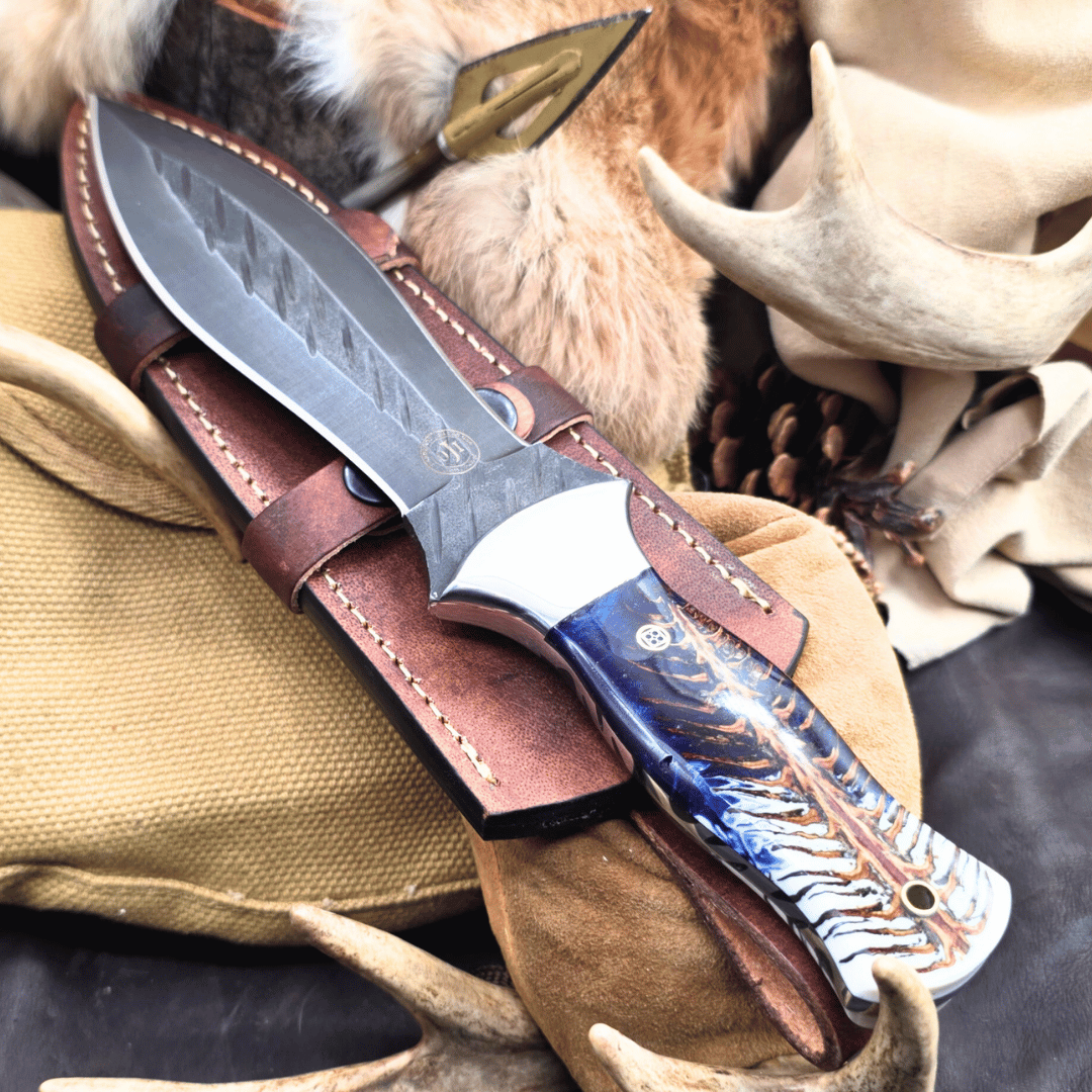 DAGGER 52100 Ball Bearing Steel Trench Survival Pine Cone Handle